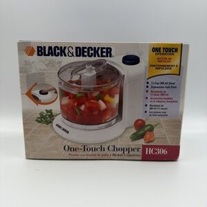 Black And Decker Home One-Touch Chopper 1 1/2 Cup Stay Sharp Blade HC306 NEW